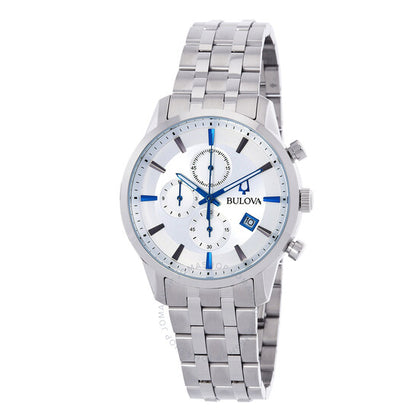 Bulova, Sutton Chronograph Quartz Silver Dial Men's Watch