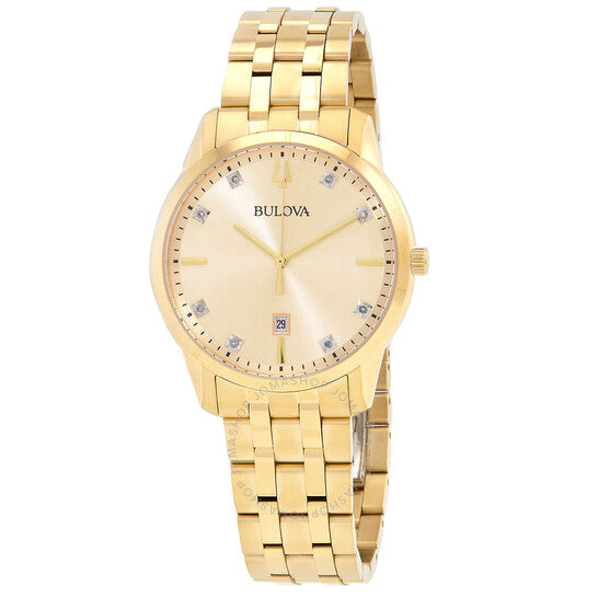 Bulova, Sutton Quartz Diamond Champagne Dial Men's Watch