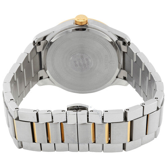 Bulova, Wilton Quartz Silver Dial Two-Tone Men's Watch
