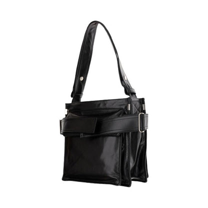 Adjustable-Strap Small Trench Tote Bag