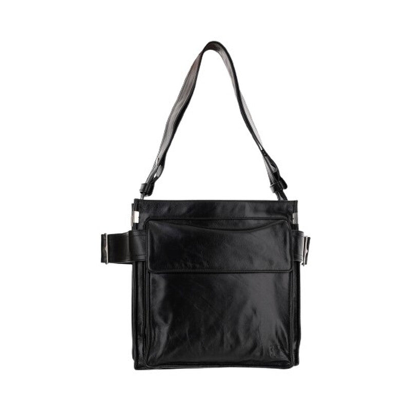 Adjustable-Strap Small Trench Tote Bag