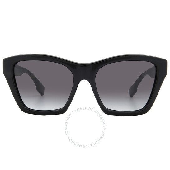 نظارات شمسية نسائية من بربري، أردن، رمادية متدرجة، بتصميم فراشة