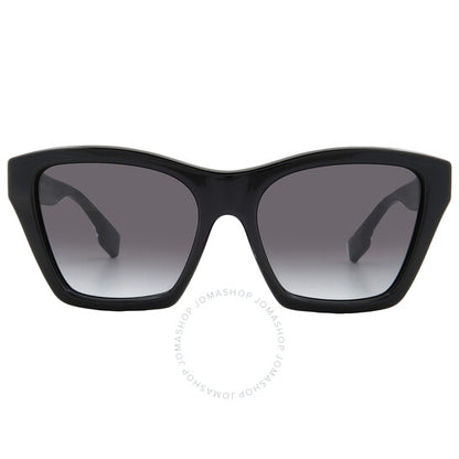 نظارات شمسية نسائية من بربري، أردن، رمادية متدرجة، بتصميم فراشة