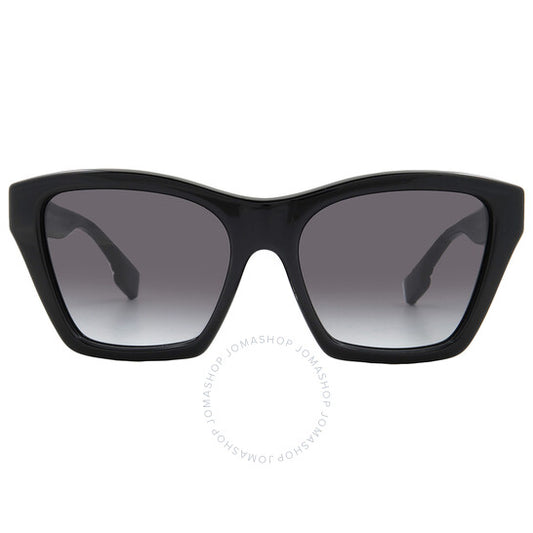 نظارات شمسية نسائية من بربري، أردن، رمادية متدرجة، بتصميم فراشة