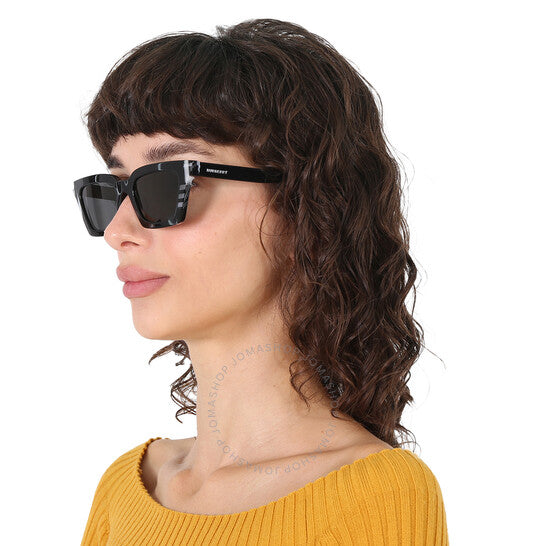 Burberry, Briar Dark Gray Square Ladies Sunglasses