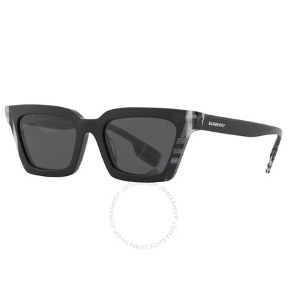 Burberry, Briar Dark Gray Square Ladies Sunglasses