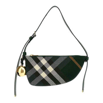 Check Print Shield Shoulder Bag
