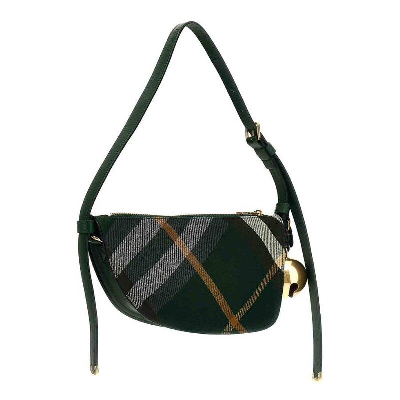 Check Print Shield Shoulder Bag