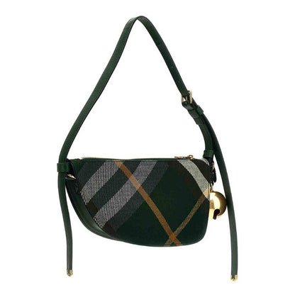 Check Print Shield Shoulder Bag