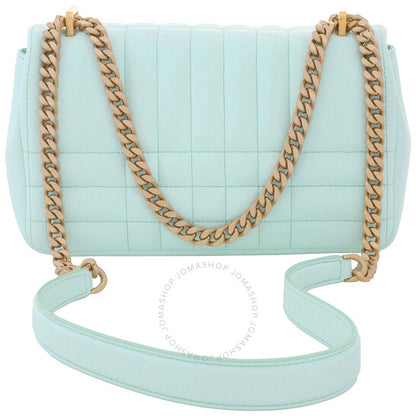 Burberry, Cool Mint Quilted Small Lola Bag