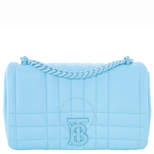 Burberry, Cool Sky Blue Quilted Small Lola Bag