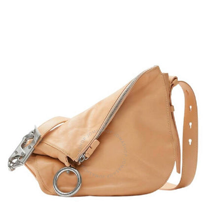 Burberry, Crinkled Leather Small Knight Bag