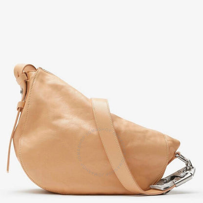 Burberry, Crinkled Leather Small Knight Bag