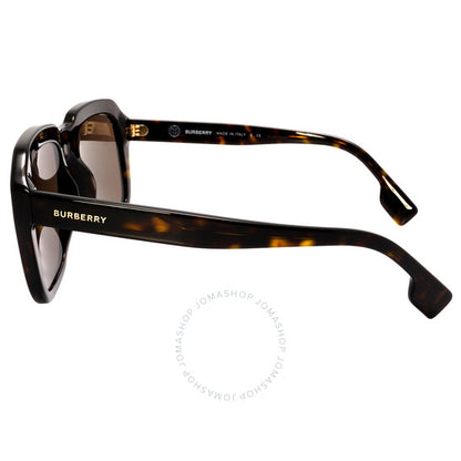 نظارات شمسية مربعة للرجال من بربري، لون بني غامق