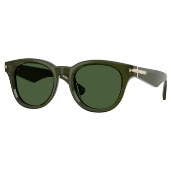 Dark Green Oval Men's Sunglasses