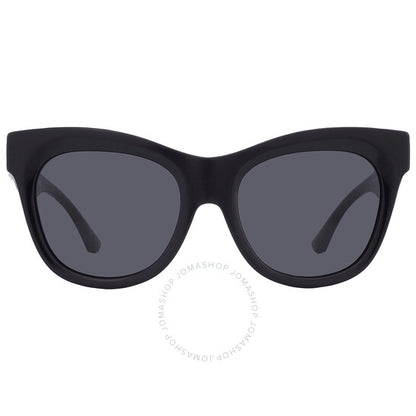 نظارات شمسية نسائية من بربري بتصميم فراشة باللون الرمادي الداكن