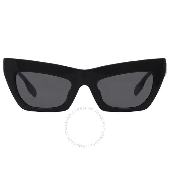 نظارات شمسية نسائية من بربري بتصميم عين القطة باللون الرمادي الداكن