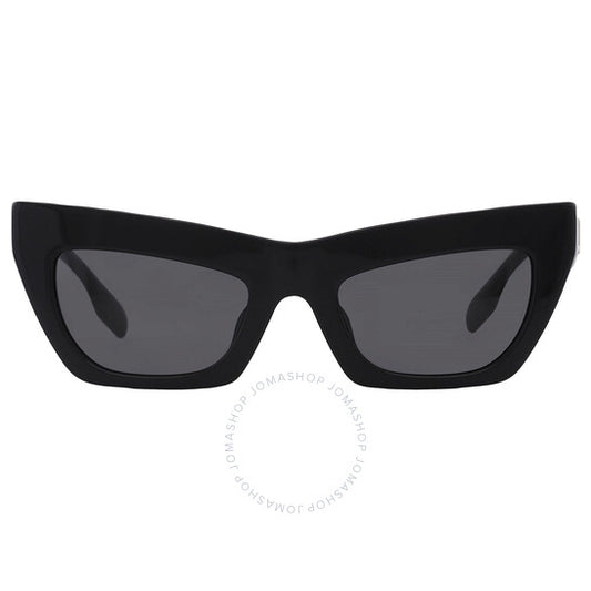 نظارات شمسية نسائية من بربري بتصميم عين القطة باللون الرمادي الداكن