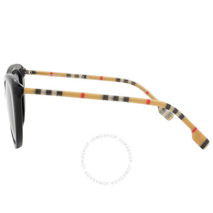 نظارات شمسية نسائية من بربري بتصميم عين القطة باللون الرمادي الداكن