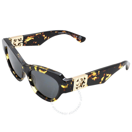 نظارات شمسية نسائية من بربري بتصميم عين القطة باللون الرمادي الداكن