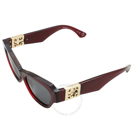 نظارات شمسية نسائية من بربري بتصميم عين القطة باللون الرمادي الداكن