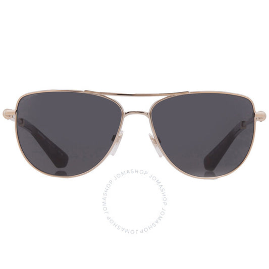 Burberry, Dark Grey Pilot Ladies Sunglasses