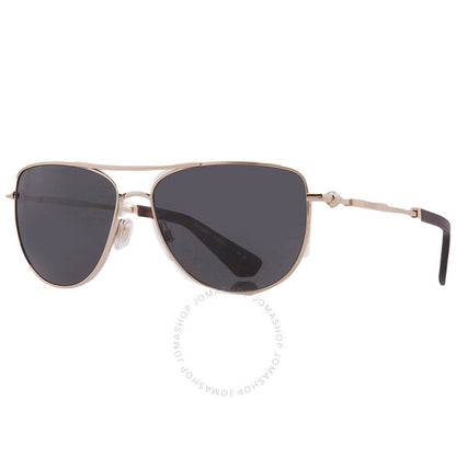 Burberry, Dark Grey Pilot Ladies Sunglasses