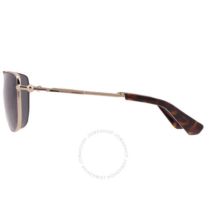Burberry, Dark Grey Pilot Ladies Sunglasses
