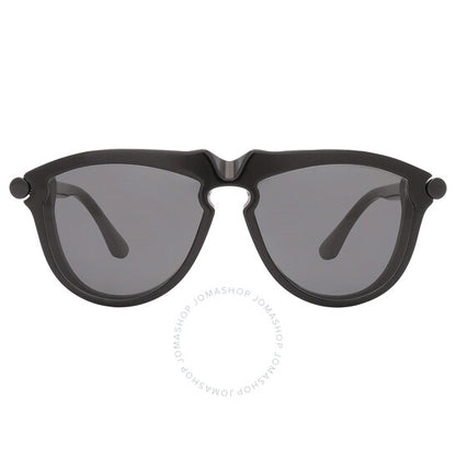 نظارات شمسية رجالية من بربري، باللون الرمادي الداكن