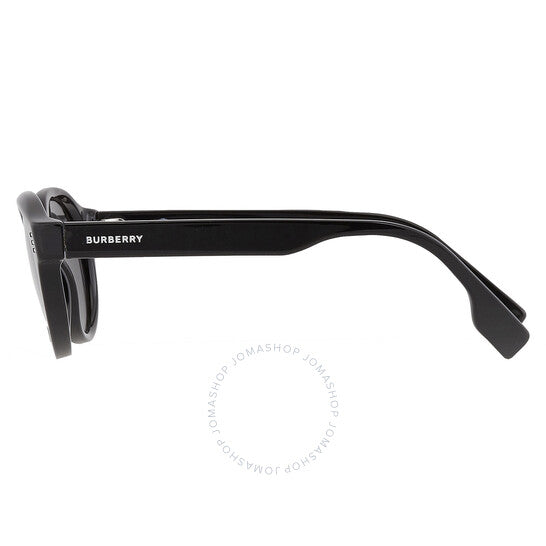 Burberry, Dark Grey Round Men's Sunglasses