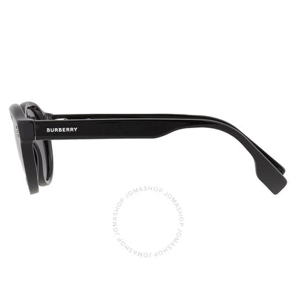 Burberry, Dark Grey Round Men's Sunglasses