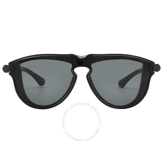 Burberry, Dark Grey Shield Men's Sunglasses