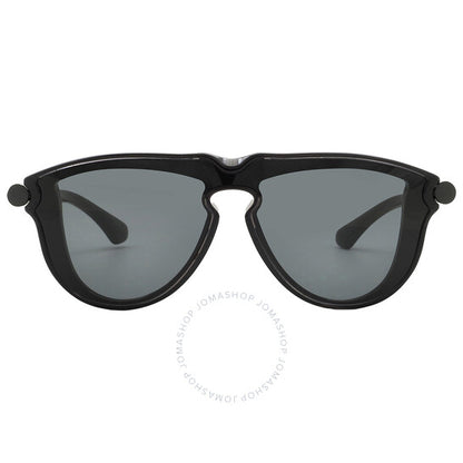 Burberry, Dark Grey Shield Men's Sunglasses