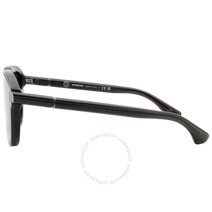 Burberry, Dark Grey Shield Men's Sunglasses