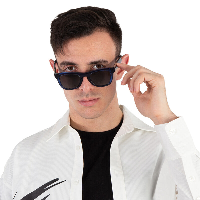 Dark Grey Square Men's Sunglasses