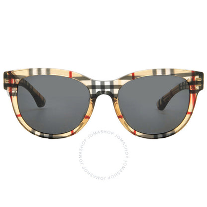 Burberry, Dark Grey Square Ladies Sunglasses