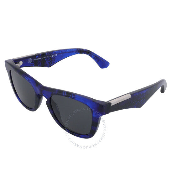 نظارات شمسية مربعة للرجال من بربري، رمادية داكنة