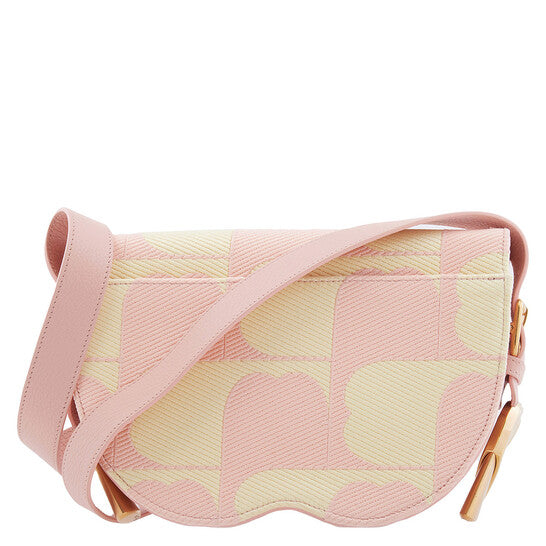 Embroidered B Design Chess Satchel