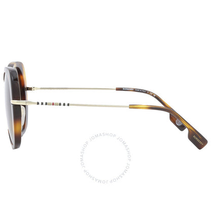 Burberry, Eugenie Brown Gradient Butterfly Ladies Sunglasses
