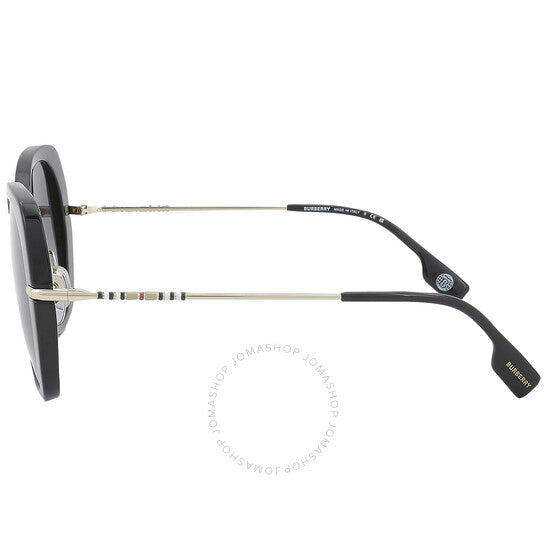 نظارات شمسية نسائية مربعة من بربري، يوجيني رمادية متدرجة اللون