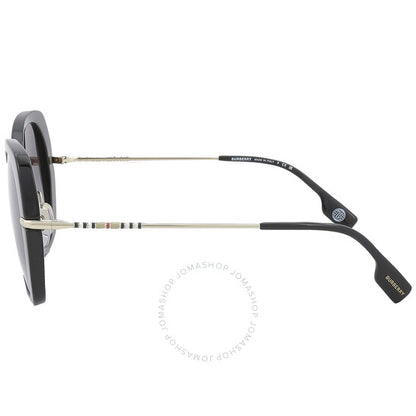 نظارات شمسية نسائية مربعة من بربري، يوجيني رمادية متدرجة اللون