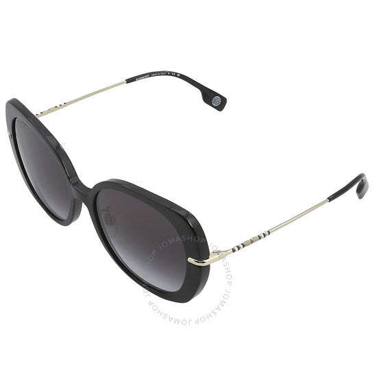 نظارات شمسية نسائية مربعة من بربري، يوجيني رمادية متدرجة اللون