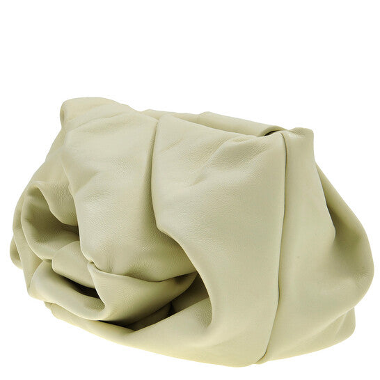 Faux Flower Detailing Clutch Bag