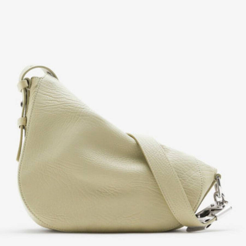 Grainy Calf Leather Convertible Shoulder Bag