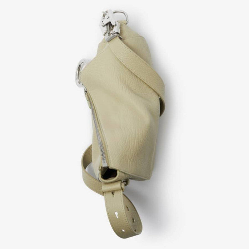 Grainy Calf Leather Convertible Shoulder Bag