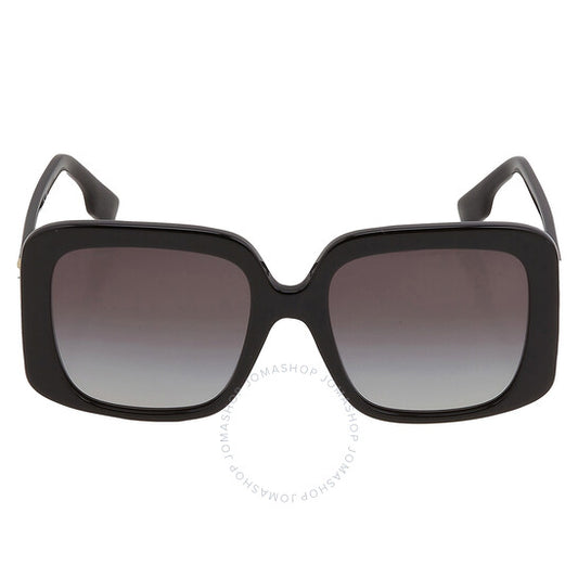 نظارات شمسية نسائية مربعة رمادية متدرجة من بربري