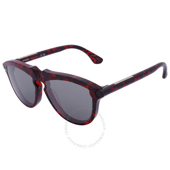 نظارات شمسية بربري بايلوت رمادية عاكسة فضية للرجال