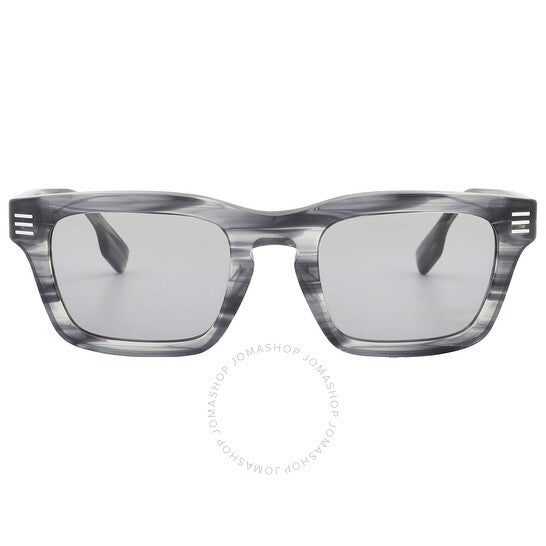 نظارات شمسية بربري، رمادية مستطيلة للرجال