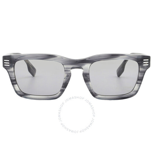 نظارات شمسية بربري، رمادية مستطيلة للرجال