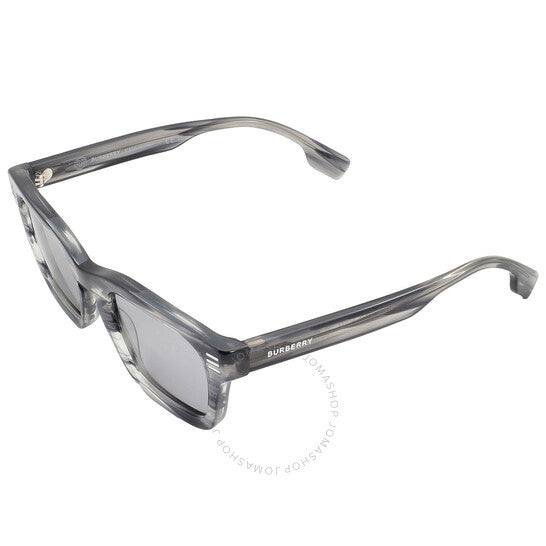 نظارات شمسية بربري، رمادية مستطيلة للرجال